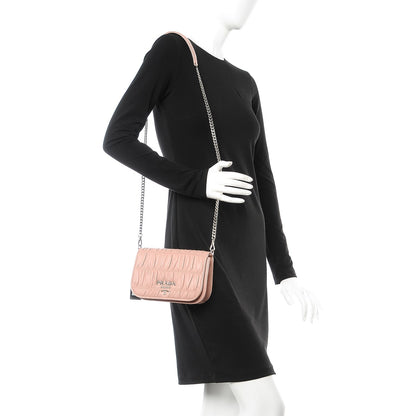 Prada Nappa Gaufre Flap Orchidea 2 of 7