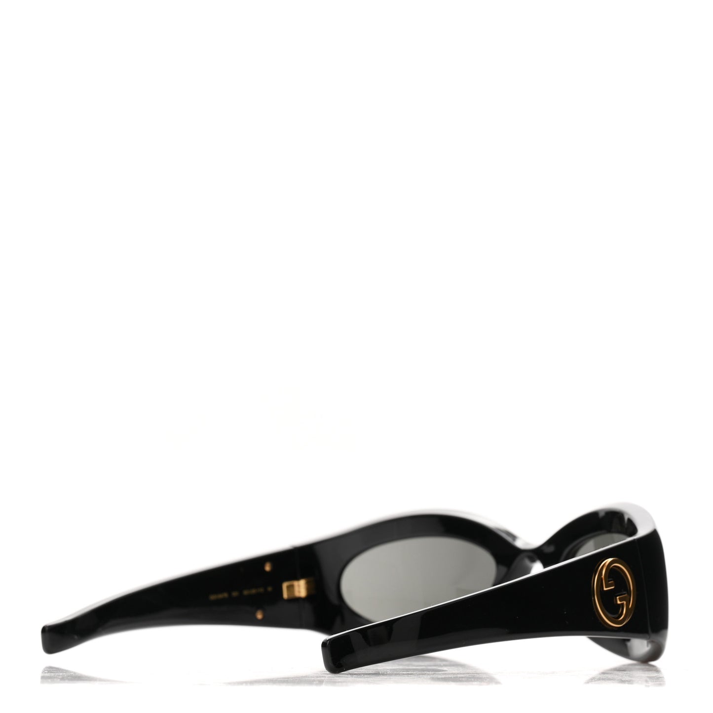 Acetate Oval Sunglasses GG1247S Black