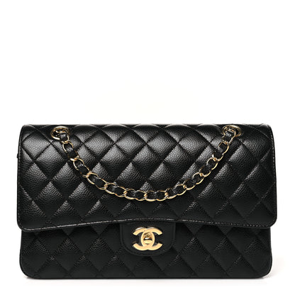 Chanel Caviar Quilted Medium Double Flap Black 1 of 11