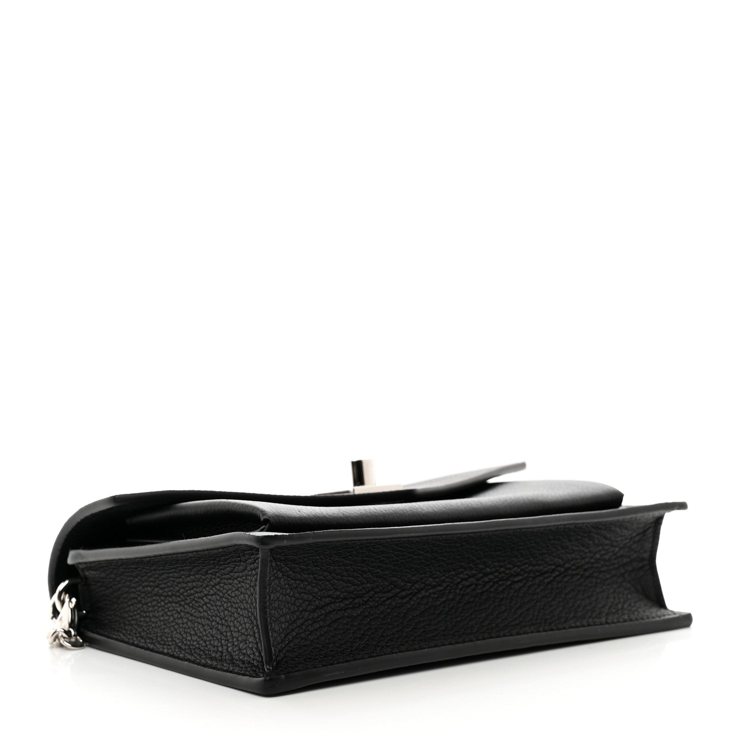 Louis Vuitton Soft Calfskin My Lockme Chain Pochette Black 4 of 11