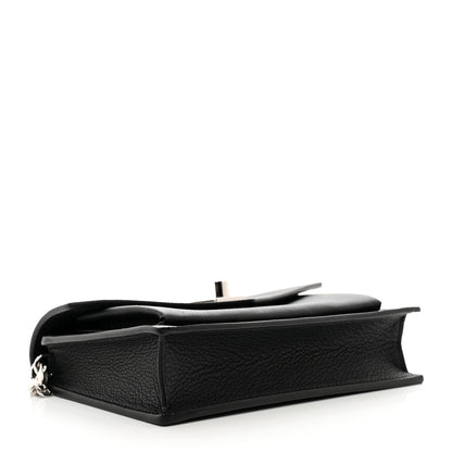 Louis Vuitton Soft Calfskin My Lockme Chain Pochette Black 4 of 11