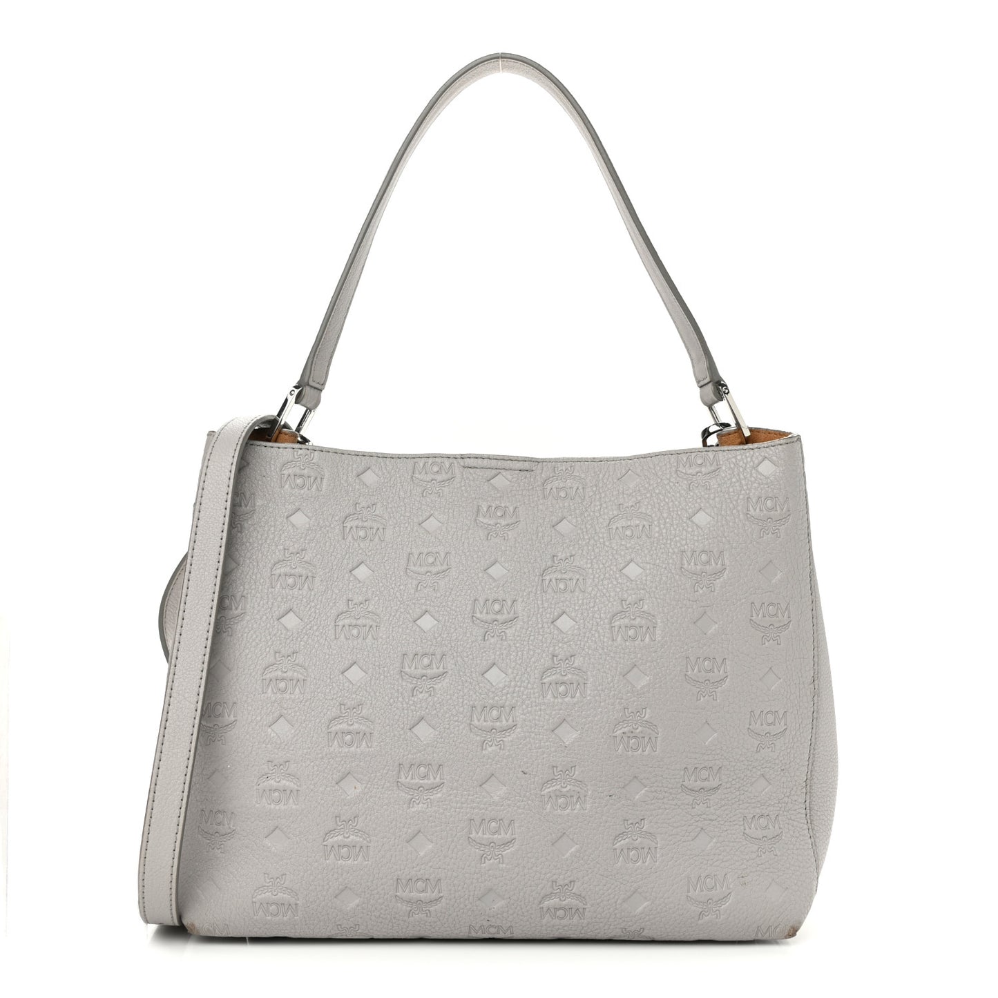 Calfskin Ottomar Monogram Sarah Convertible Hobo Dove