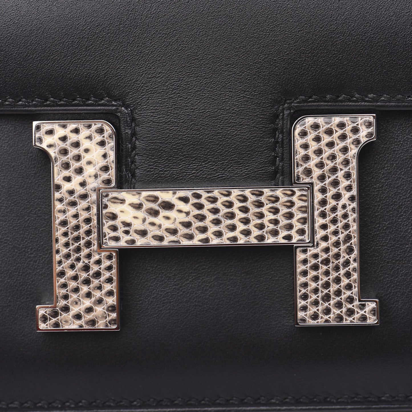 Veau Monsieur Lizard Constance 18 Black Ombre
