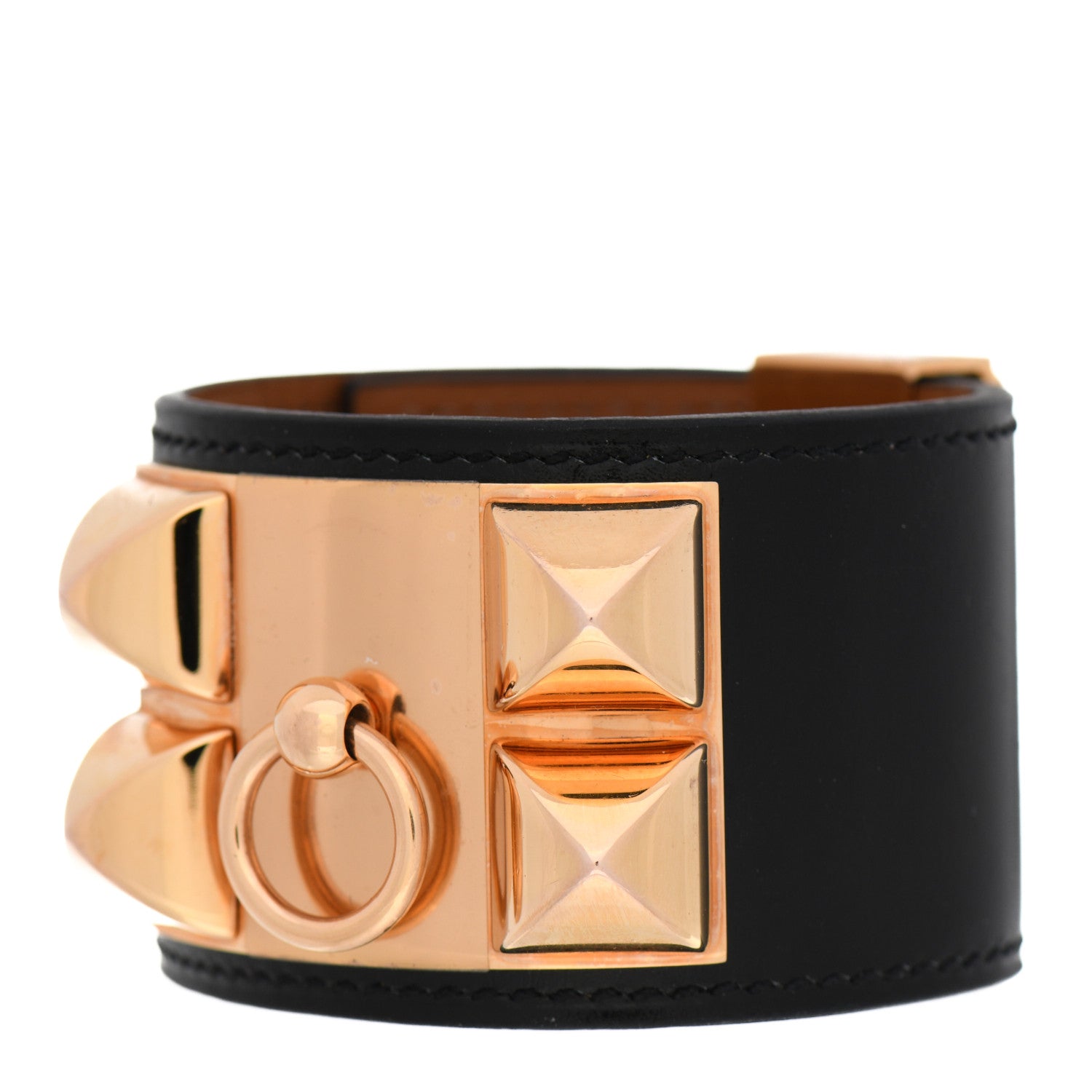 Hermes Box Collier de Chien CDC Bracelet T2 Black 1 of 8