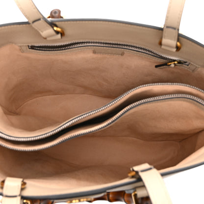 Gucci Calfskin Medium Diana Round Tote Bag Oatmeal 5 of 11