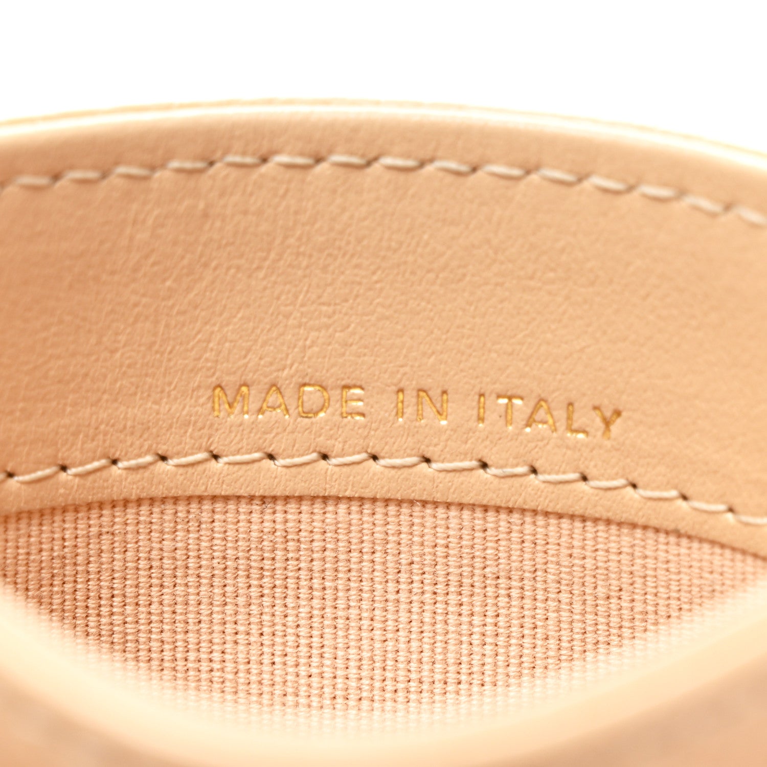 Chanel Caviar Quilted Card Holder Beige 7 of 8