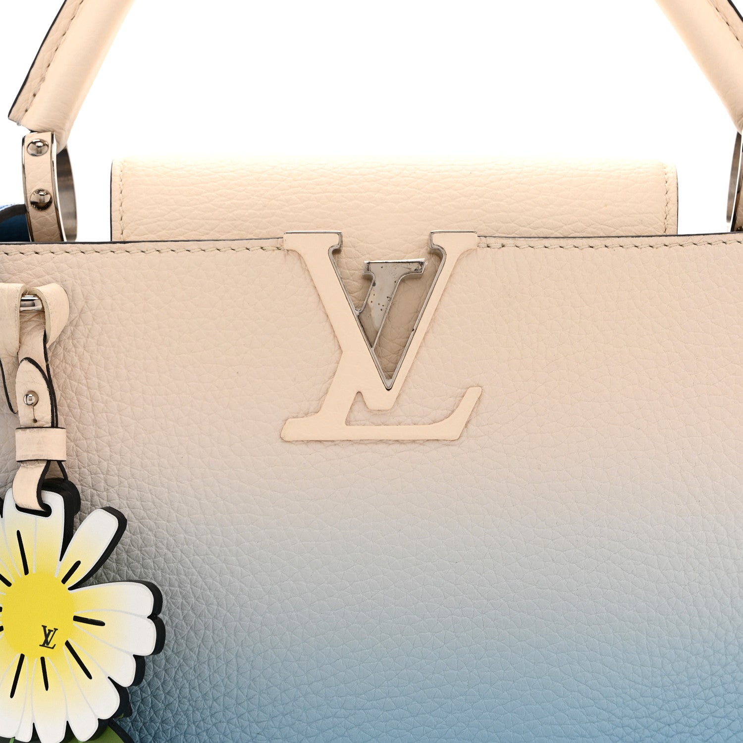 Louis Vuitton Taurillon Capucines MM Gradient Blue 7 of 9