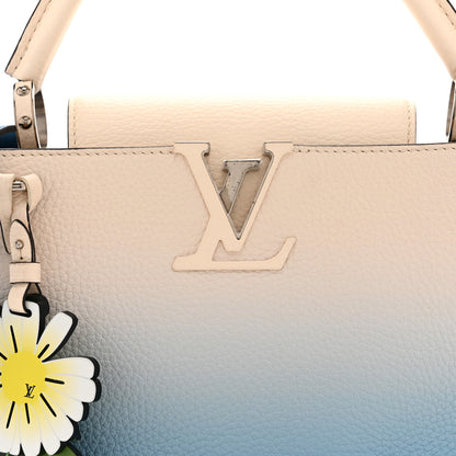 Louis Vuitton Taurillon Capucines MM Gradient Blue 7 of 9