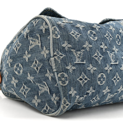 Louis Vuitton Monogram Denim Neo Speedy Blue 9 of 13