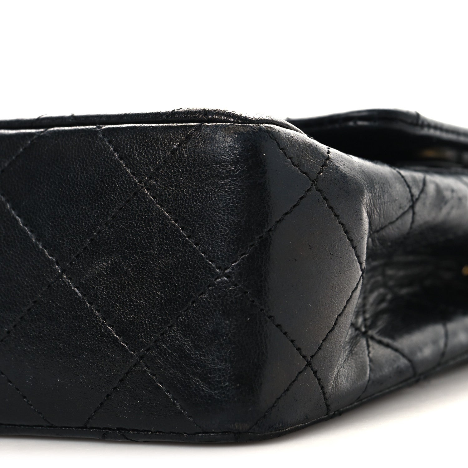 Chanel Lambskin Quilted Small Double Flap Black 10 of 14