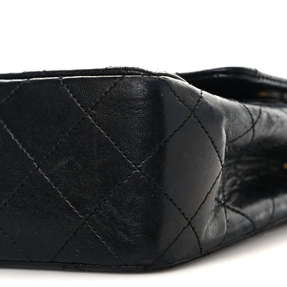 Chanel Lambskin Quilted Small Double Flap Black 10 of 14