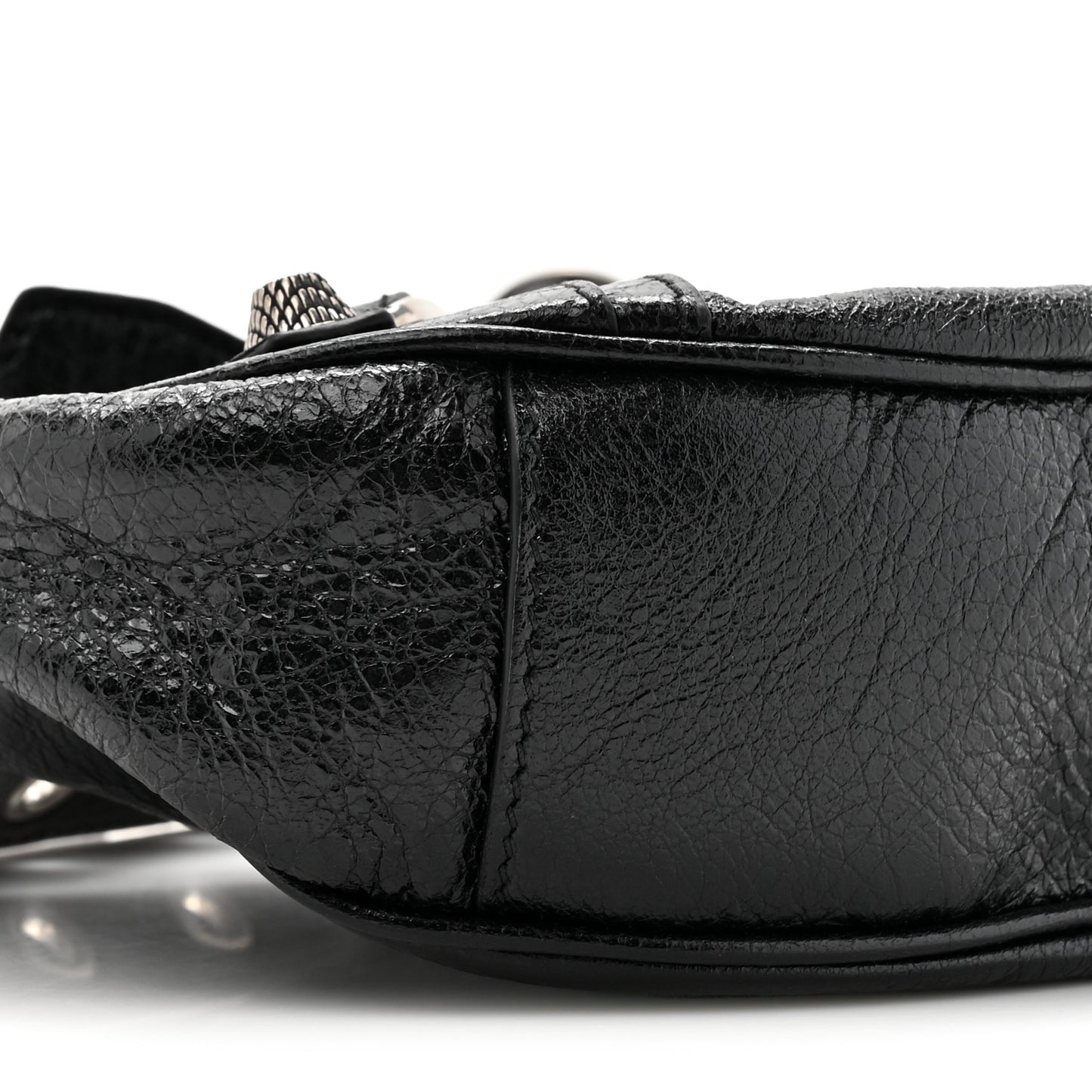 Agneau Arena Le Cagole Shoulder Bag XS Black