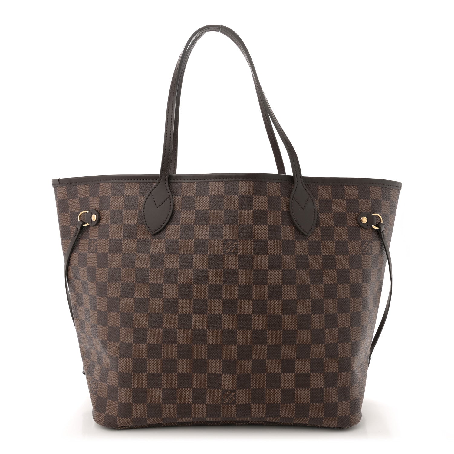Louis Vuitton Damier Ebene Neo Neverfull MM Rose Ballerine 1 of 10