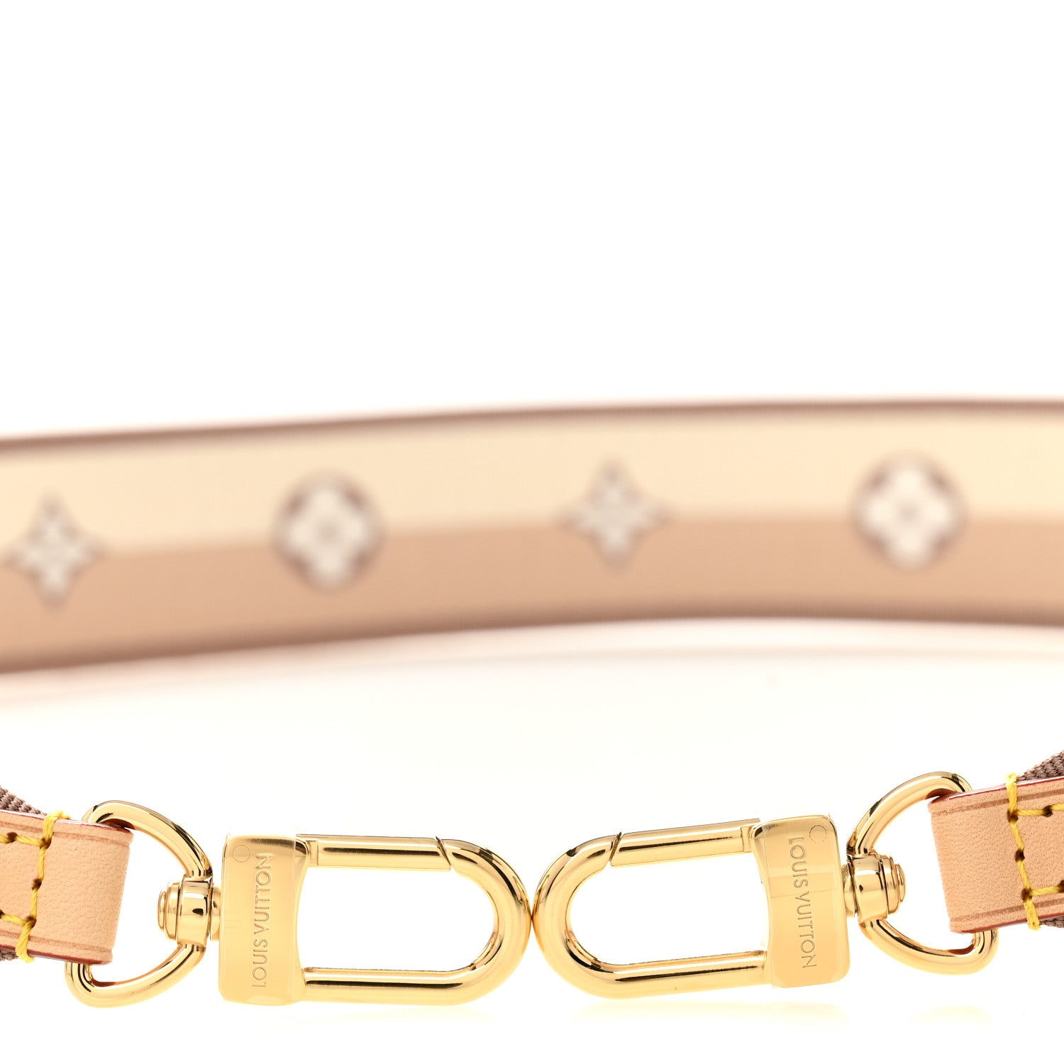 Louis Vuitton Jacquard Speedy Bandouliere 20 Shoulder Strap Beige 3 of 4