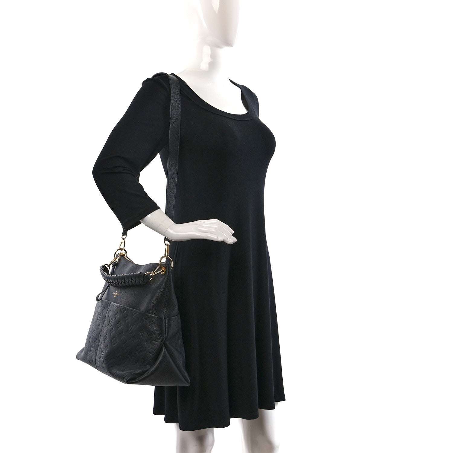 Louis Vuitton Empreinte Maida Hobo Black 2 of 9