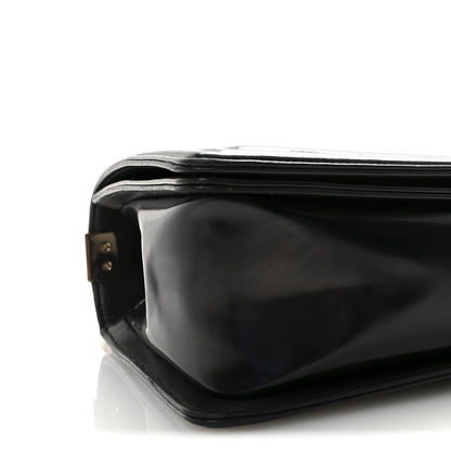 Chanel Iridescent Glazed Calfskin Quilted New Medium Boy Flap Black 9 of 10