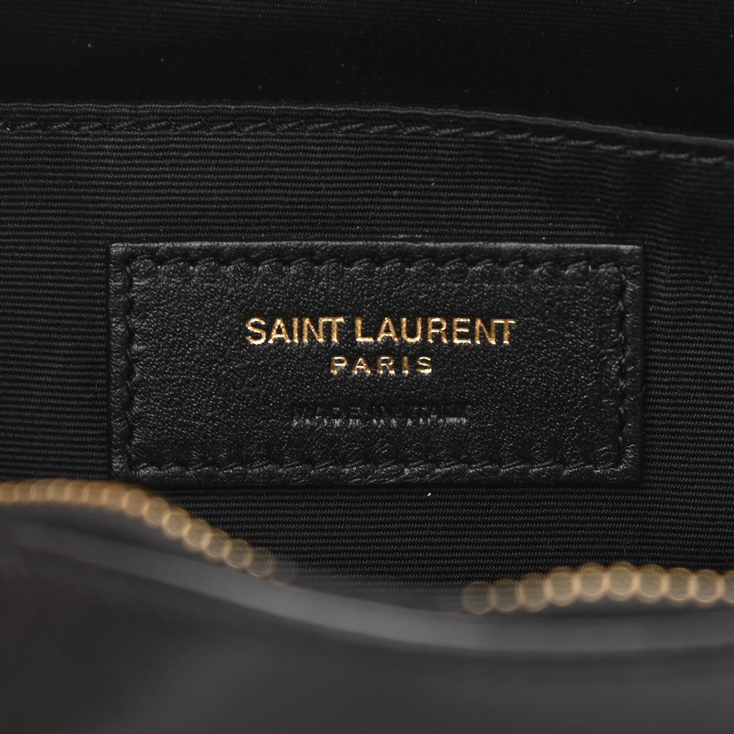 Suede Calfskin Monogram Lou Camera Bag Black