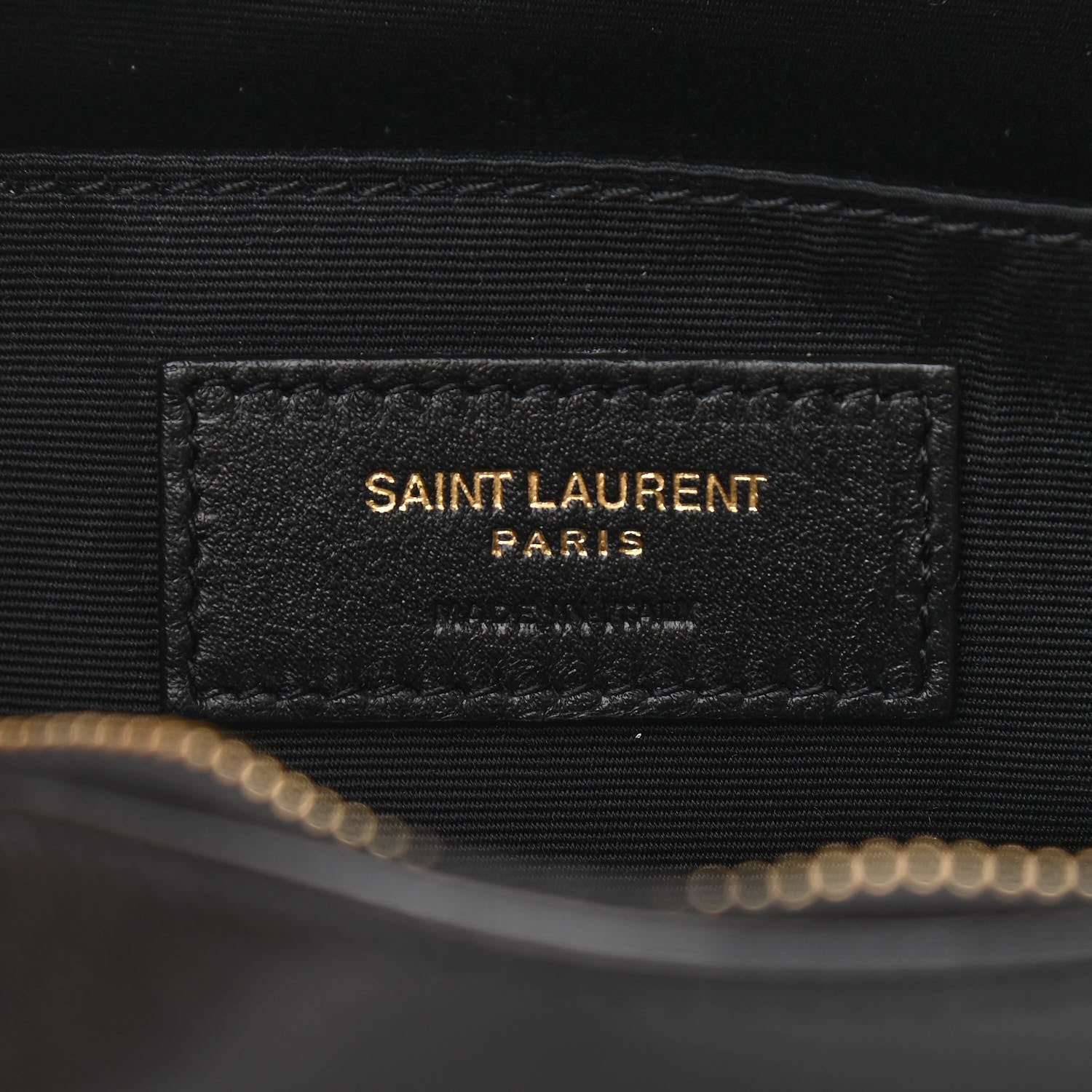 Saint Laurent Suede Calfskin Monogram Lou Camera Bag Black 6 of 10