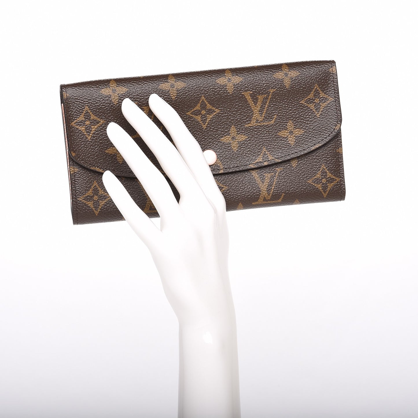 Monogram Emilie Wallet Rose Nacre