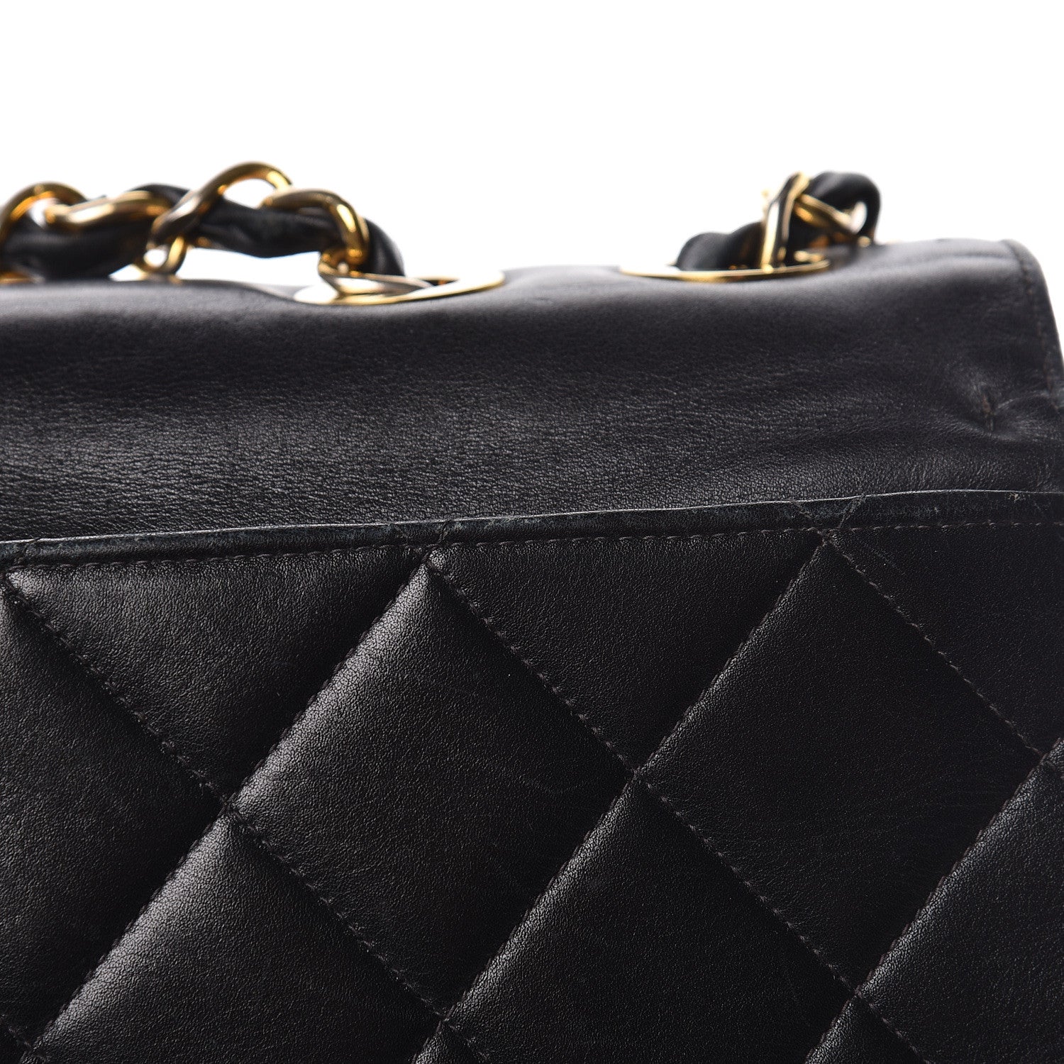 Chanel Lambskin Quilted XL Jumbo Single Flap Black 20 of 28
