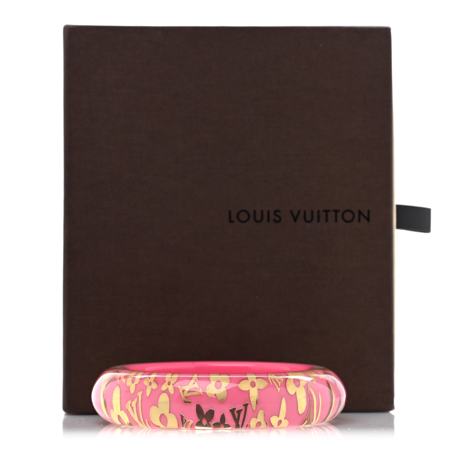 Louis Vuitton Resin Medium Inclusion Bracelet GM Fuchsia 4 of 4