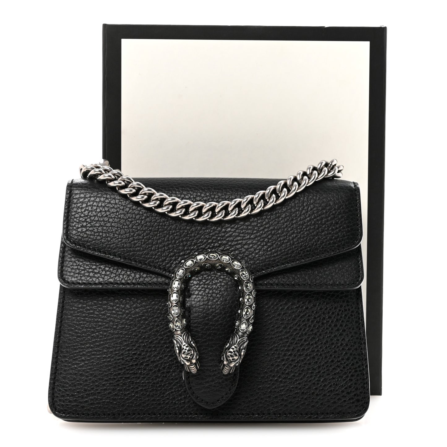 Calfskin Mini Dionysus Shoulder Bag Black