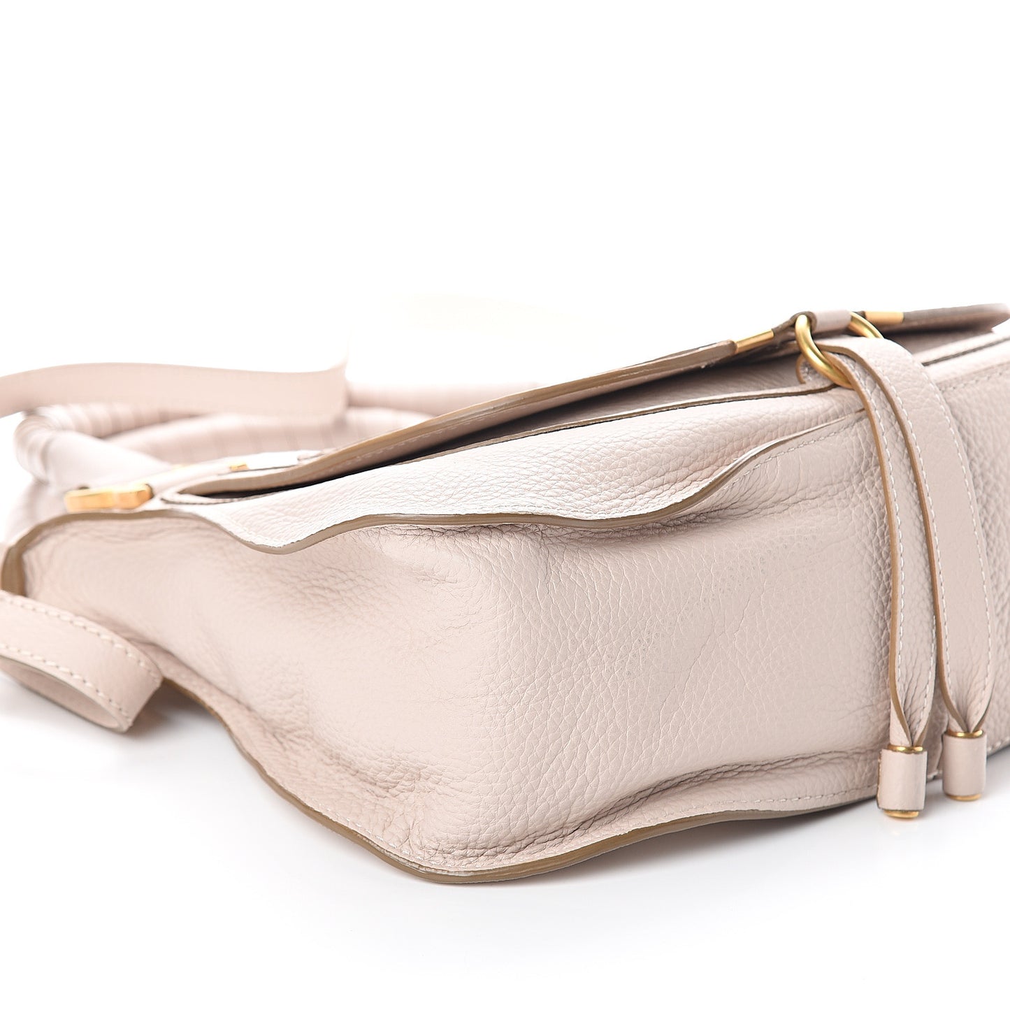 Calfskin Medium Marcie Satchel Abstract White