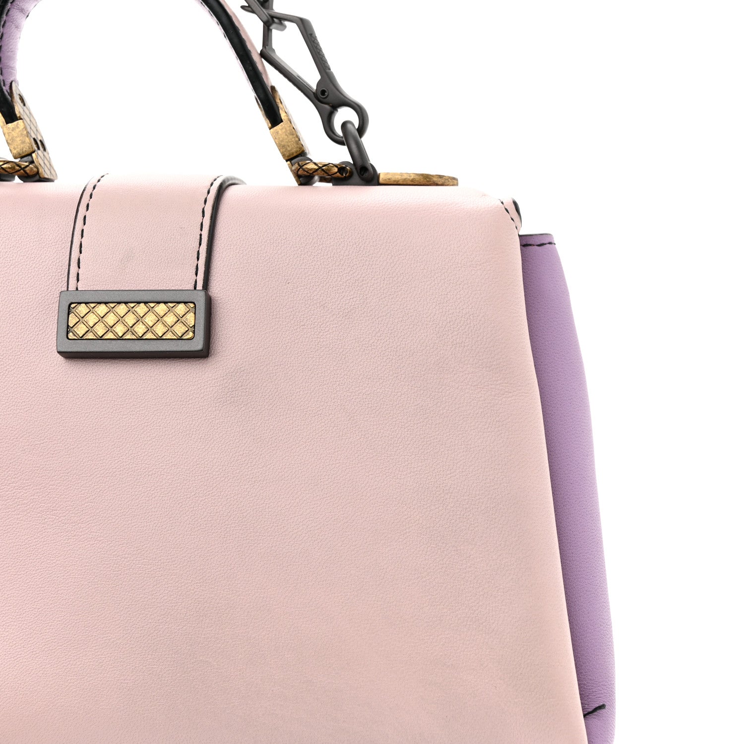 Bottega Veneta Nappa Multicolor Mini Piazza Bag Deco Rose Quartz Wisteria 14 of 17