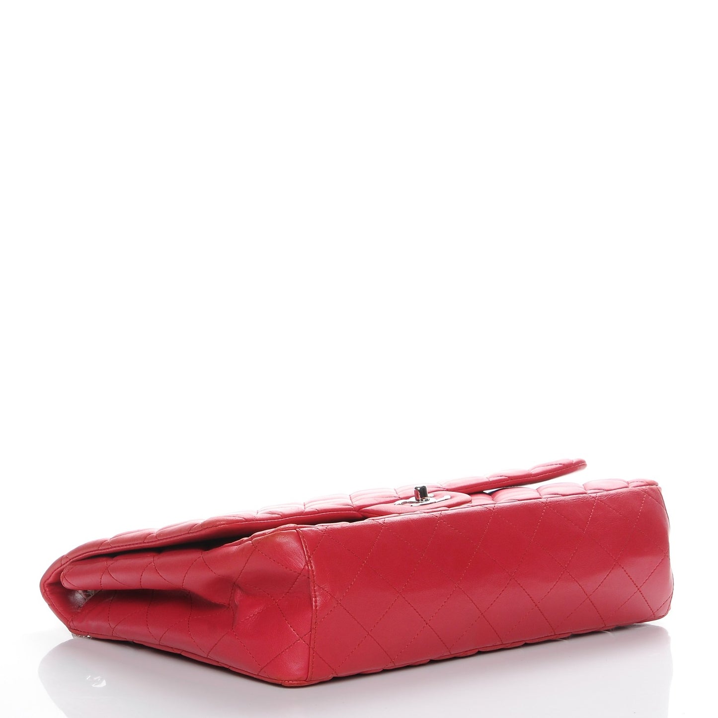 Lambskin Quilted Maxi Single Flap Fuchsia