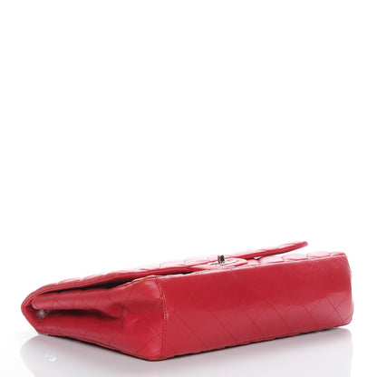 Chanel Lambskin Quilted Maxi Single Flap Fuchsia 4 of 9