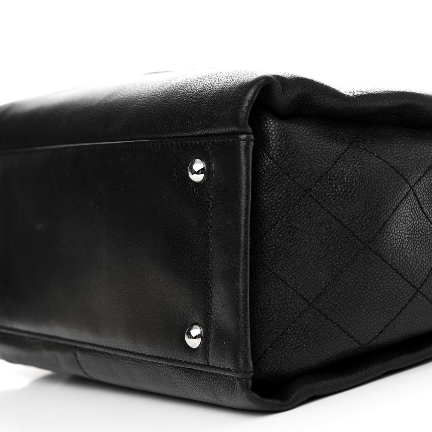 Caviar Executive Cerf Shopper Tote Black