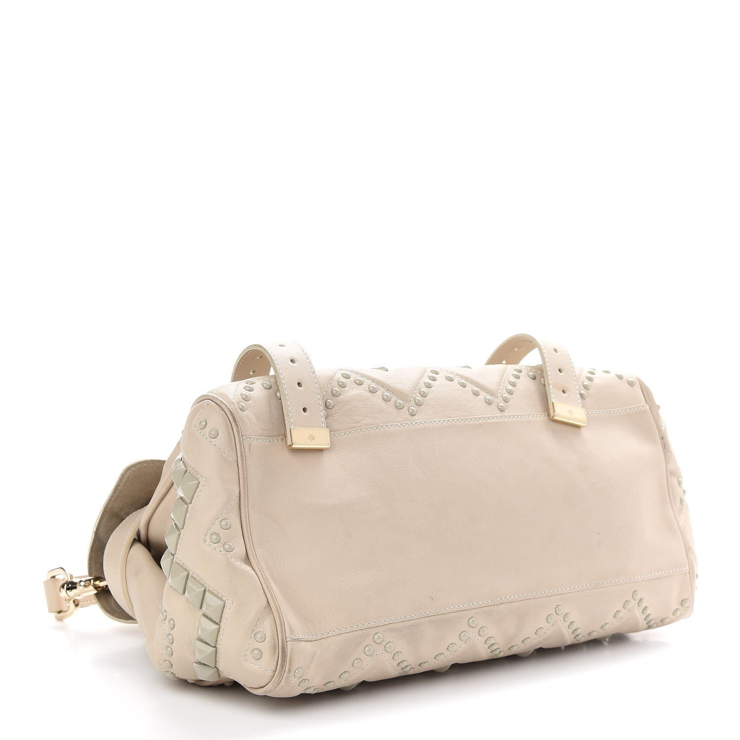 Mulberry Smooth Touch Medium ZigZag Alexa Snowball White 3 of 7