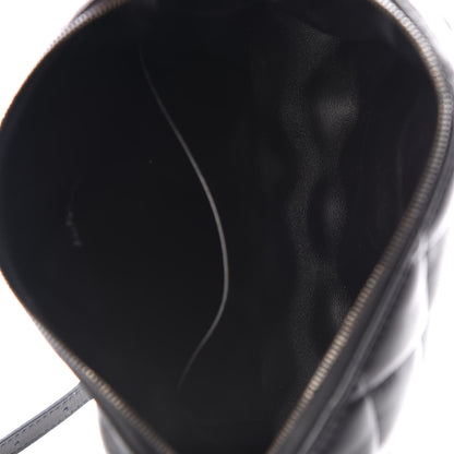 Balenciaga Nappa Calfskin Quilted Touch B Camera Shoulder Bag Black 4 of 8
