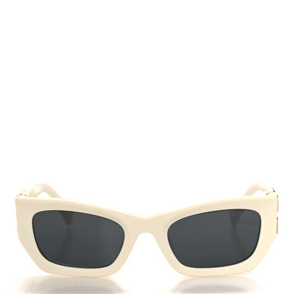 Miu Miu Acetate Rectangle Sunglasses SMU09W White 2 of 7