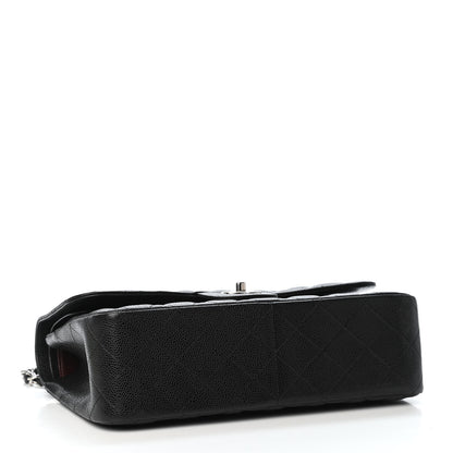 Chanel Caviar Quilted Jumbo Double Flap Black 3 of 4