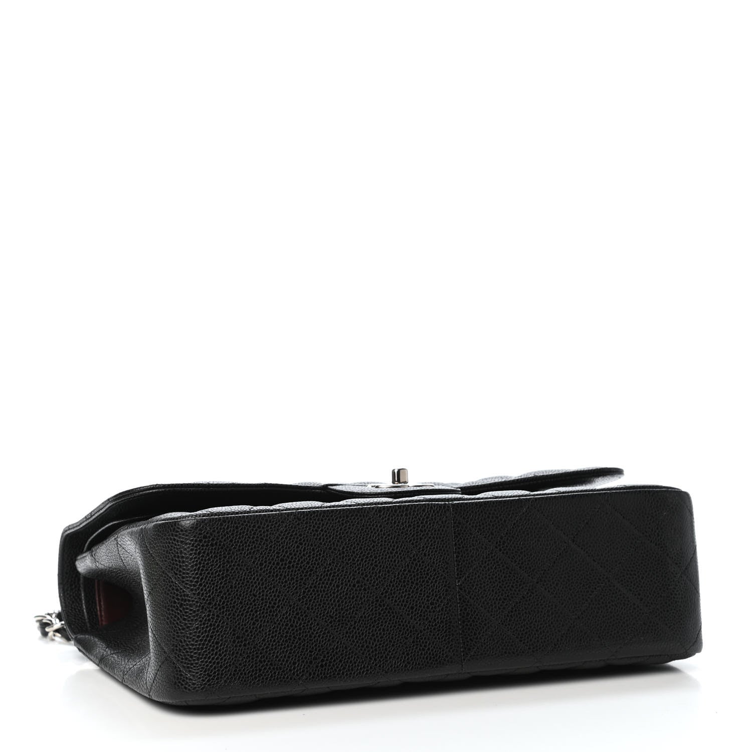 Chanel Caviar Quilted Jumbo Double Flap Black 3 of 4