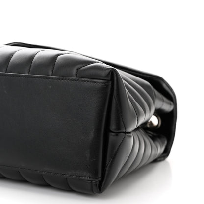 Saint Laurent Calfskin Y Quilted Monogram Medium Loulou Chain Satchel Black 10 of 10