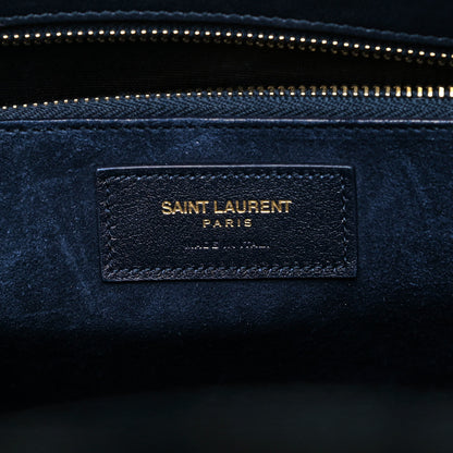 Saint Laurent Calfskin Small Sac De Jour Navy 8 of 9
