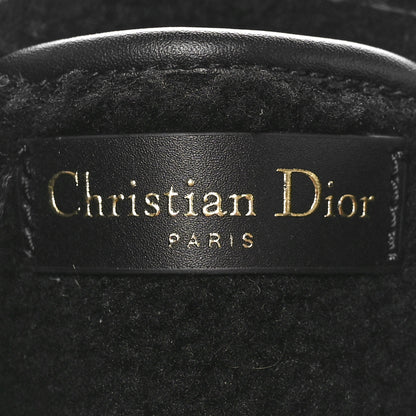 Christian Dior Calfskin Shearling Technical Fabric D-Major Ankle Boots 36 Black White 7 of 8
