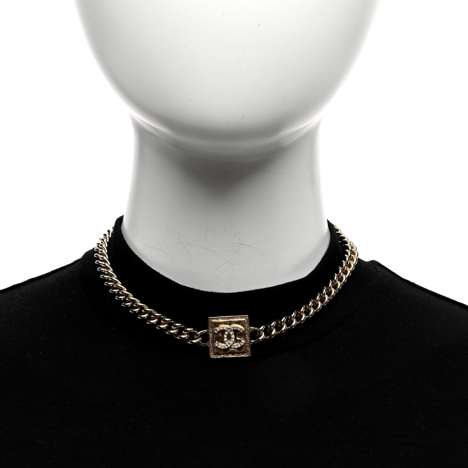 Chanel Metal CC Choker Gold 3 of 4