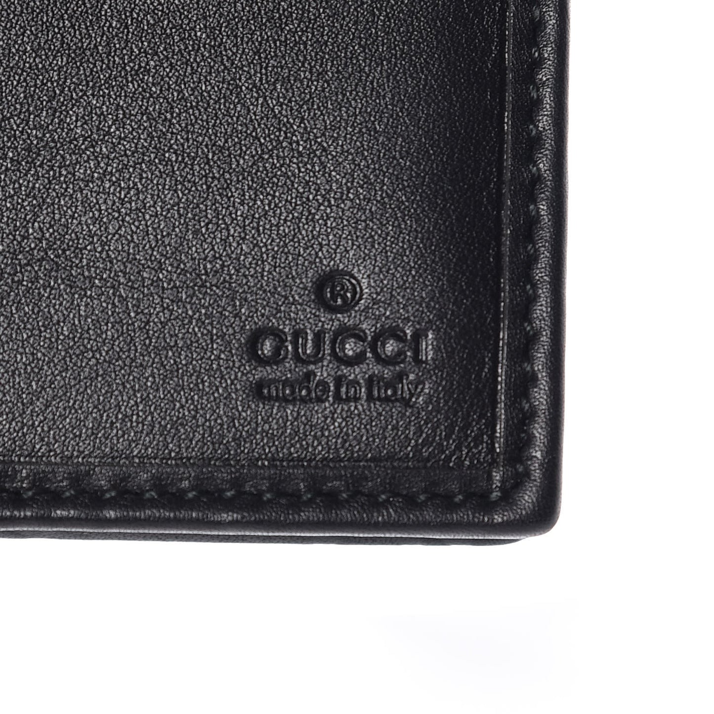 Guccissima Twins Continental Flap Wallet Black
