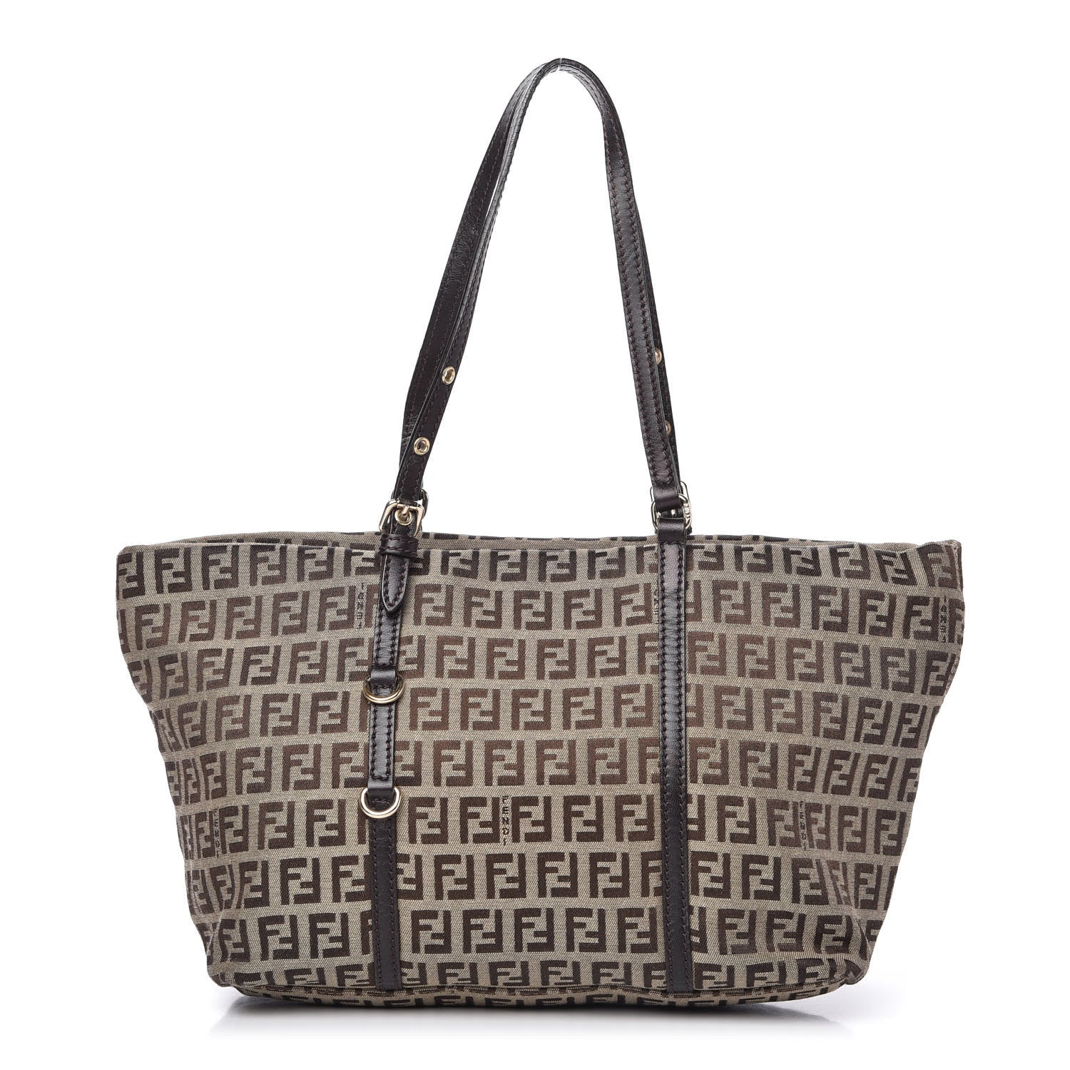 Fendi Zucchino Shopper Tote Brown 1 of 11