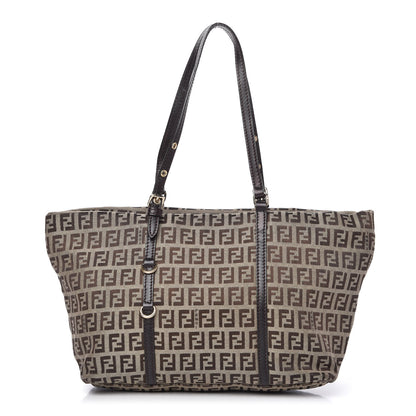 Fendi Zucchino Shopper Tote Brown 1 of 11