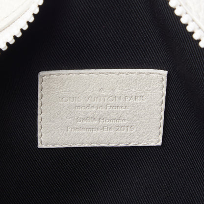 Louis Vuitton Taurillon Monogram Solar Ray Soft Trunk Powder White 7 of 9