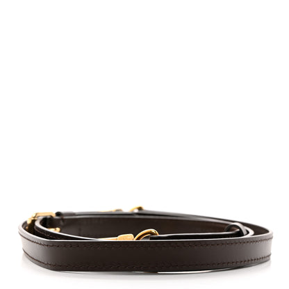 Louis Vuitton Calfskin 16mm Adjustable Shoulder Strap Brown 2 of 5
