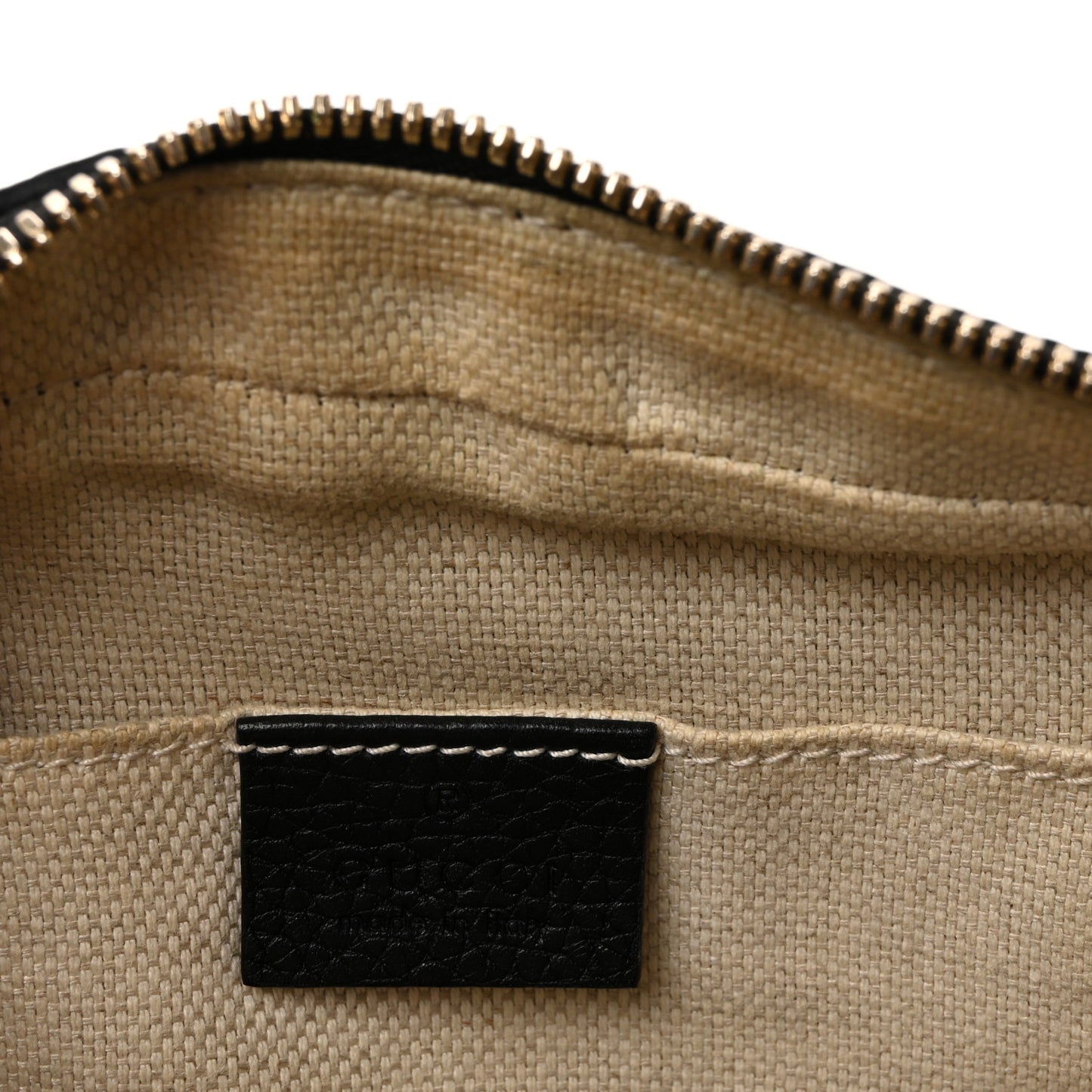 Pebbled Calfskin Small Soho Disco Bag Black