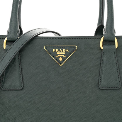 Prada Saffiano Lux Medium Tote Smeraldo 8 of 13