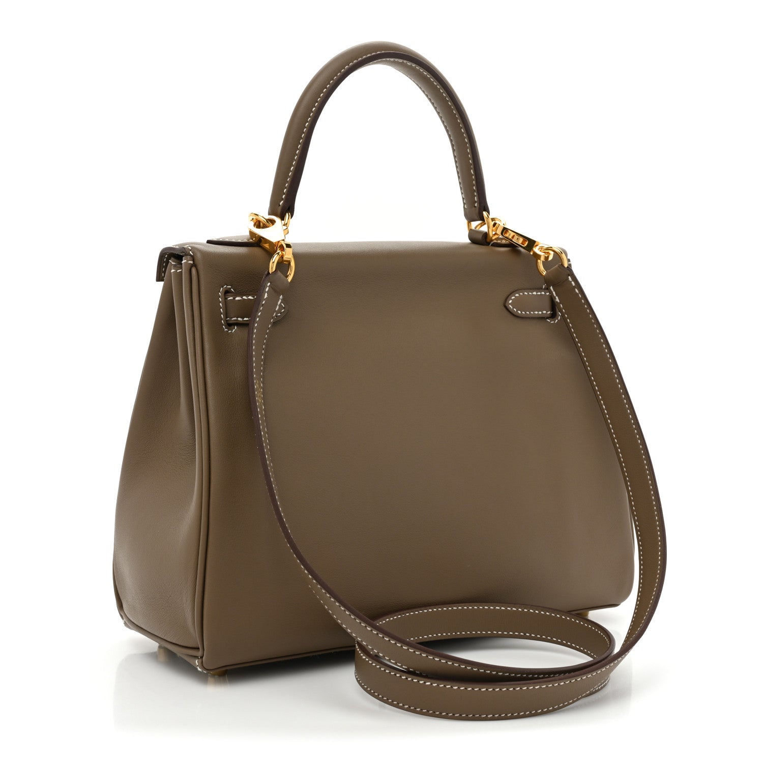 Hermes Swift Kelly Retourne 25 Etoupe 3 of 10