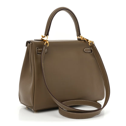 Hermes Swift Kelly Retourne 25 Etoupe 3 of 10