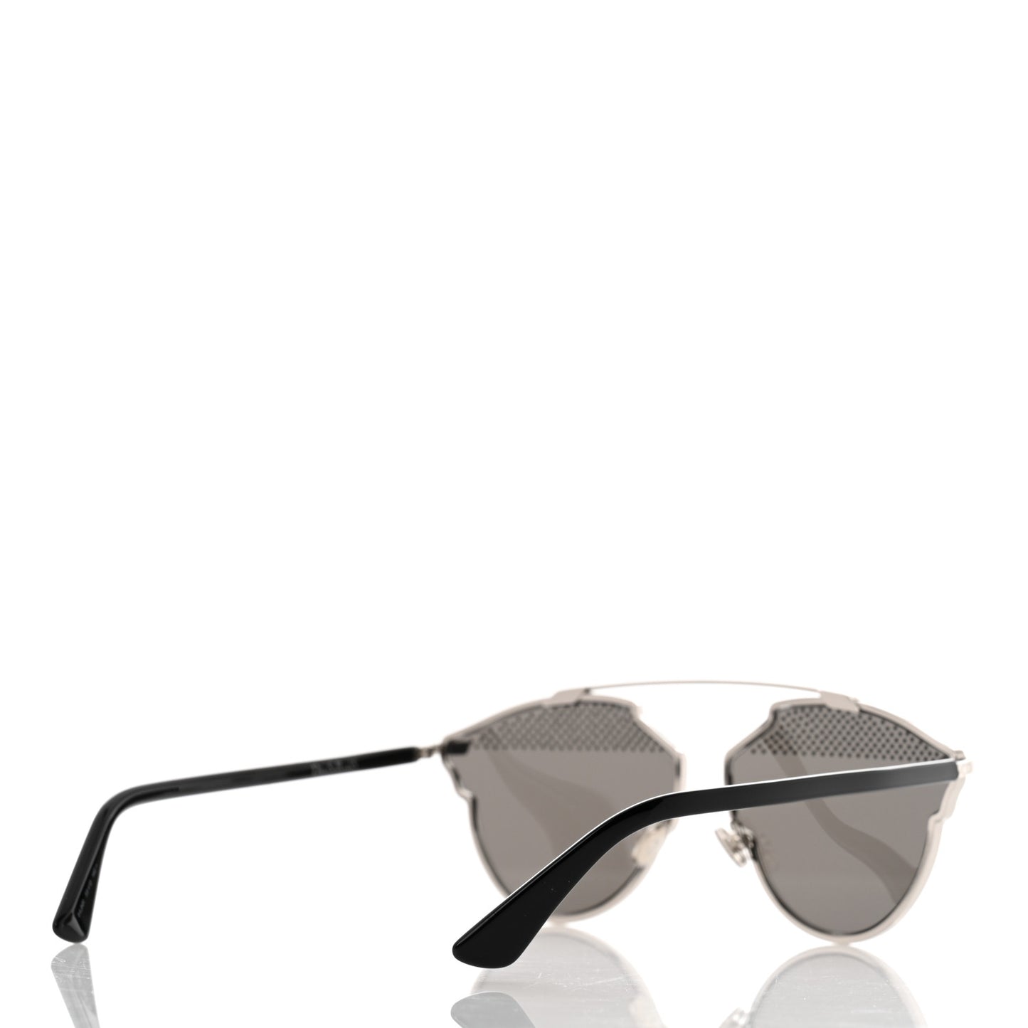 Studded So Real Sunglasses Silver White